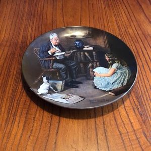 Norman Rockwell “The Storyteller” Plate